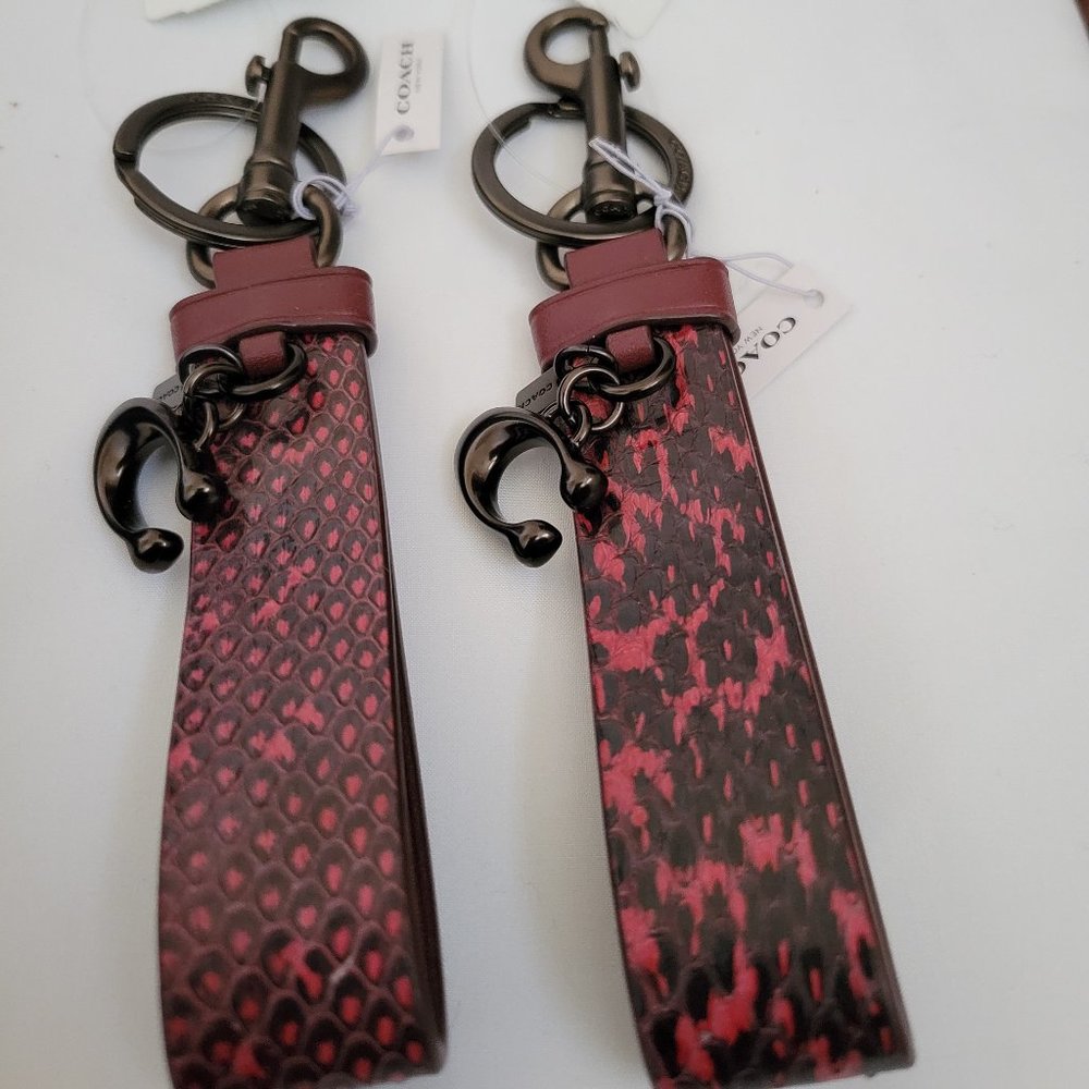 Coach Charm: Exotic Leather Loop